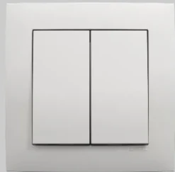 Tecla dupla Branco EFAPEL 90611 TBR Logus Série 90
