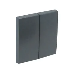 Tecla dupla Gris efapel 90611 tis Série Logus 90