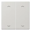 Tecla Duplo com Símbolos de Setas Cinzento Claro LS JUNG LS995MPLG