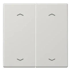 Tecla Duplo com Símbolos de Setas Cinzento Claro LS JUNG LS995MPLG