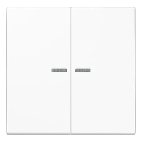 Tecla duplo com visor branco LS JUNG LS995KO5WW