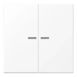 Tecla duplo com visor branco mate LS JUNG LS995KO5WWM