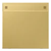 Tecla simples com campo de inscrição latão classic Série LS JUNG ME2990NAC