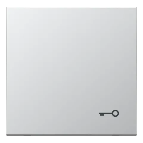 Tecla simples com símbolo porta alumínio LS JUNG AL2990T