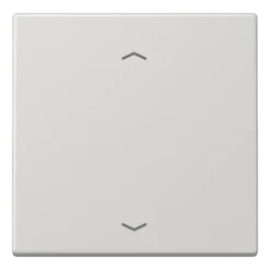 Tecla simples com símbolos de seta cinzento claro LS JUNG LS990PLG