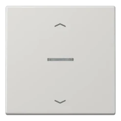 Tecla simples com símbolos de seta e visor LS JUNG LS101KO5PLG