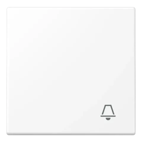 Tecla simples símbolo campainha branco mate LS JUNG LS990KWWM
