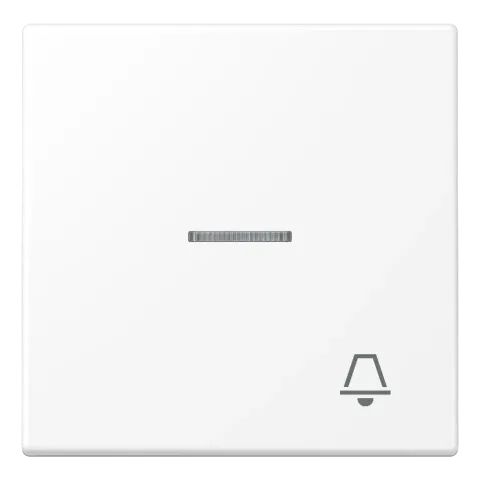 Tecla simples símbolo campainha branco mate LS JUNG LS990KO5KWWM