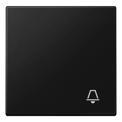 Tecla simples símbolo campainha preto mate LS JUNG LS990KSWM