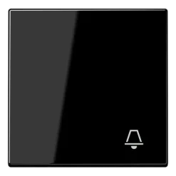 Tecla simples símbolo campainha preto LS JUNG LS990KSW