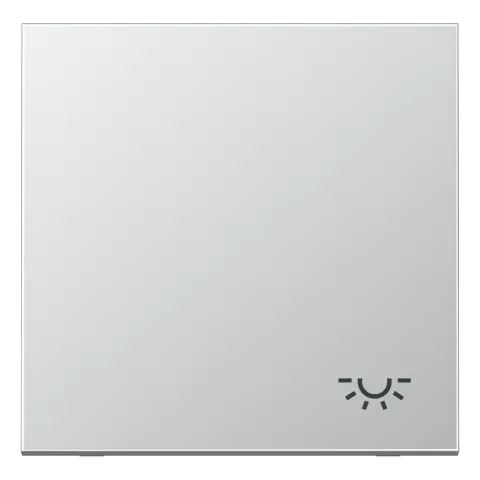 Tecla simples símbolo luz alumínio LS JUNG AL2990L