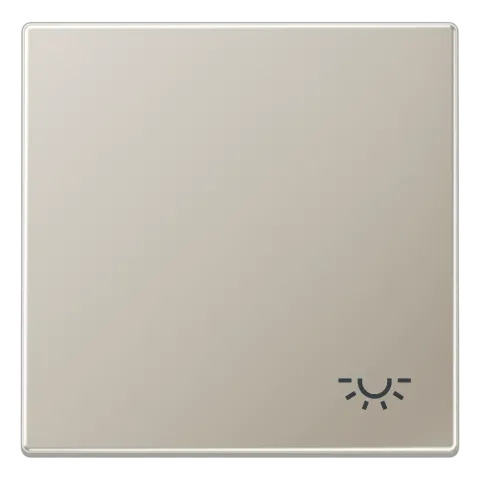 Tecla simples símbolo luz aço Série LS JUNG ES2990L