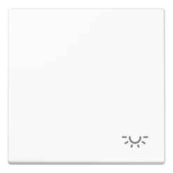 Tecla simples símbolo luz branco LS JUNG LS990LWW