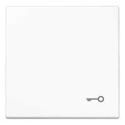 Tecla simples símbolo porta branco LS JUNG LS990TWW