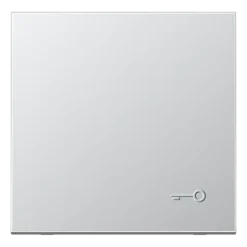 Tecla simples símbolo porta em relevo alumínio Série LS JUNG AL2990TP