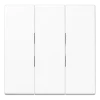 Tecla triplo branco LS JUNG LS993BFWW