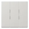 Tecla triplo cinzento claro LS JUNG LS993BFLG
