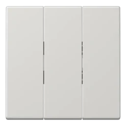 Tecla triplo cinzento claro LS JUNG LS993BFLG