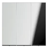 Tecla triplo cromado brilhante Série LS JUNG GCR993