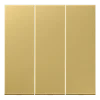 Tecla triplo latão classic Série LS JUNG ME993C