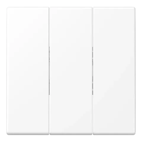 Tecla triplo termoplástico lacado branco mate LS JUNG LS993BFWWM