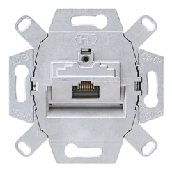 Tomada de Dados Cat. 6 / Cat. 6A iso 8 Pólos para 1 Terminal UAE8UPOK6 JUNG UAE8UPOK6