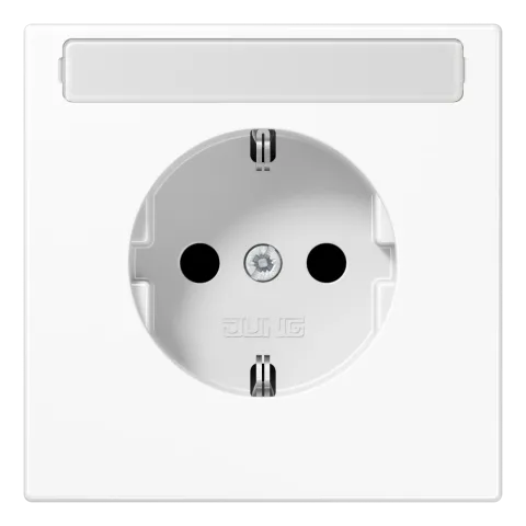 Tomada SCHUKO® 16 A 250 V com Campo de Inscrição Branco LS1521KINAWW JUNG LS1521KINAWW