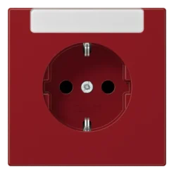 Tomada SCHUKO® 16 A 250 V com Campo de Inscrição Vermelho LS1520INART JUNG LS1520INART