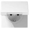 Tomada SCHUKO® 16 A 250 V com Tampa Basculante Branco LS1521KIKLWW JUNG LS1521KIKLWW