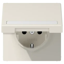 Tomada SCHUKO® 16 A 250 V com Tampa Basculante e Campo de Inscrição LS1520BFNAKL JUNG LS1520BFNAKL