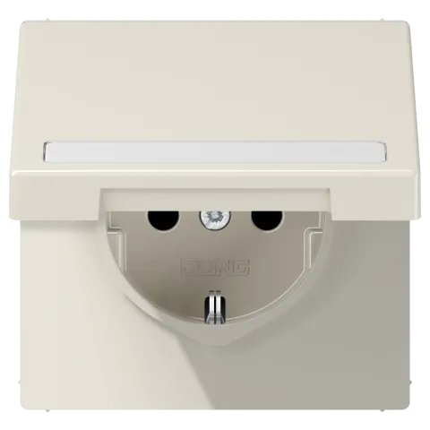 Tomada SCHUKO® 16 A 250 V com Tampa Basculante e Campo de Inscrição LS1520BFNAKL JUNG LS1520BFNAKL