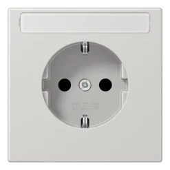 Tomada SCHUKO® com Campo de Inscrição Cinzento Claro LS1521KINALG JUNG LS1521KINALG