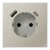 Tomada SCHUKO® com Carregador USB tipo A e C LS JUNG ES1520-15CA