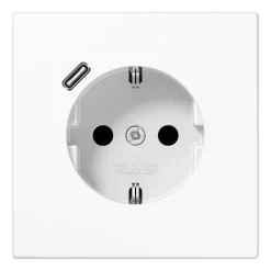 Tomada SCHUKO® com carregador USB tipo C branco LS1520-18C JUNG LS1520-18CWW