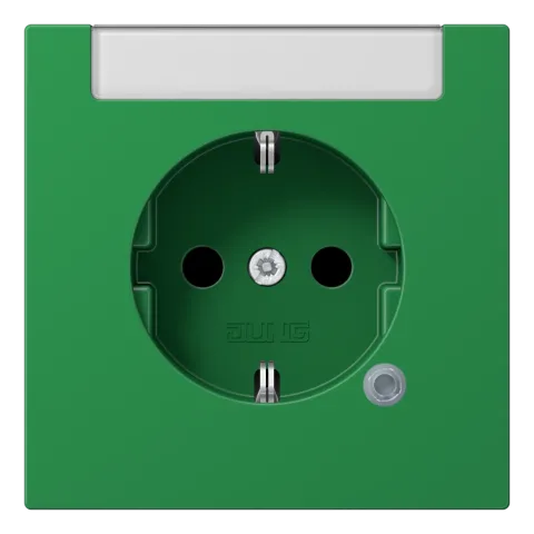 Tomada SCHUKO® com Indicação de Funcionamento Verde LS1520INAKOGN JUNG LS1520INAKOGN