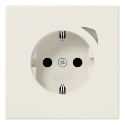 Tomada SCHUKO® com Indicação de Funcionamento Safety Plus LS JUNG BTLS1521SSW
