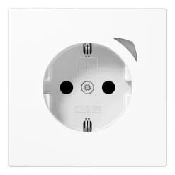 Tomada SCHUKO® com Indicação de Funcionamento Safety Plus LS JUNG BTLS1521SSW