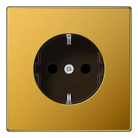 Tomada SCHUKO® com Revestimento em Ouro Verdadeiro JUNG LS1521KIGGO