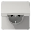 Tomada SCHUKO® com Tampa Basculante Cinzento Claro LS1520KIKLLG JUNG LS1520KIKLLG