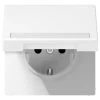 Tomada SCHUKO® com Tampa Basculante e Campo de Inscrição LS1520BFNAKLWWM JUNG LS1520BFNAKLWWM