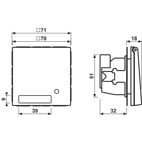 Tomada SCHUKO® com Tampa Basculante Vermelha LS1520NAKLKORT JUNG LS1520NAKLKORT