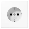 Tomada SCHUKO® Safety Plus Duroplástico Branco LS JUNG LS1520KIWW