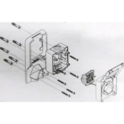 Tomada shucko de embutir para carregamento de carros elétricos -efapel - 81132