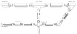 UNIÃO CALHA TRIFÁSICA tromilux