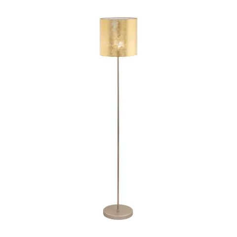 VISERBELLA Candeeiro de Pé EGLO - Design Elegante com Abajur em Tecido
