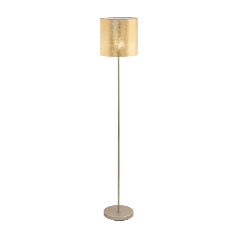 VISERBELLA Candeeiro de Pé EGLO - Design Elegante com Abajur em Tecido