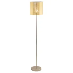 VISERBELLA Candeeiro de Pé EGLO - Design Elegante com Abajur em Tecido